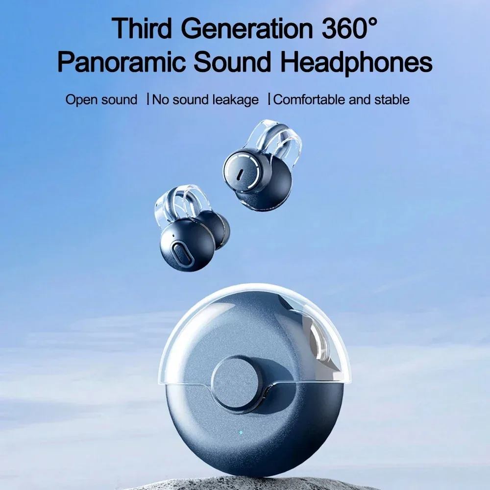 

Wireless Bluetooth 5.4 headphones, earbud-style true wireless headphones, with microphone, sports headphones