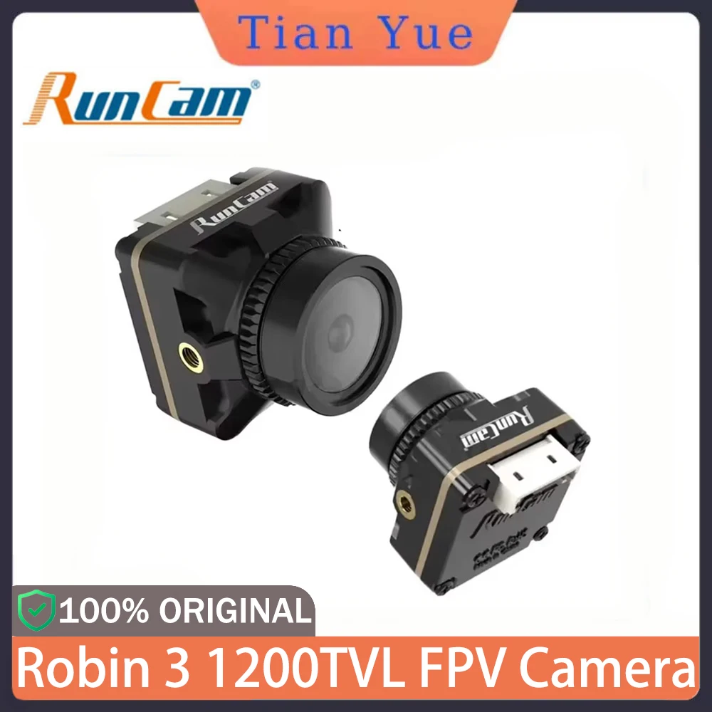 

RunCam Robin 3 1200TVL 5,3 г FPV камера + передатчик T20S T20 V2 ELRS RDC90/Hall Gimbal EdgeTX для гоночного дрона RC FPV