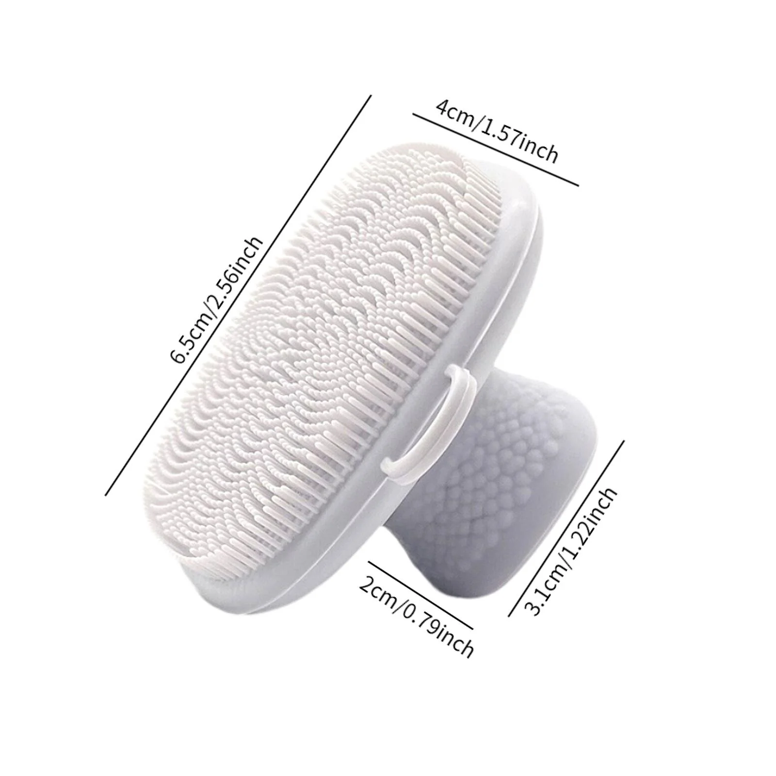فرش تنظيف للاستخدام في الوجه، أداة يدوية للعناية بالمسام مع السيليكون