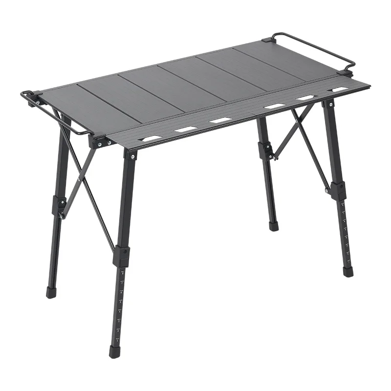 High-end liftable picnic table, folding egg roll table, camping table