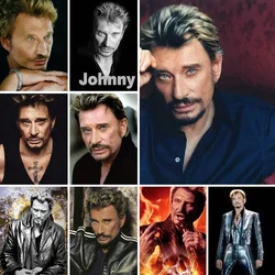 Pittura diamante Johnny Hallyday ritratto 5D fai da te diamante ricamo resina pieno quadrato/rotondo diamante set decorativo fai da te