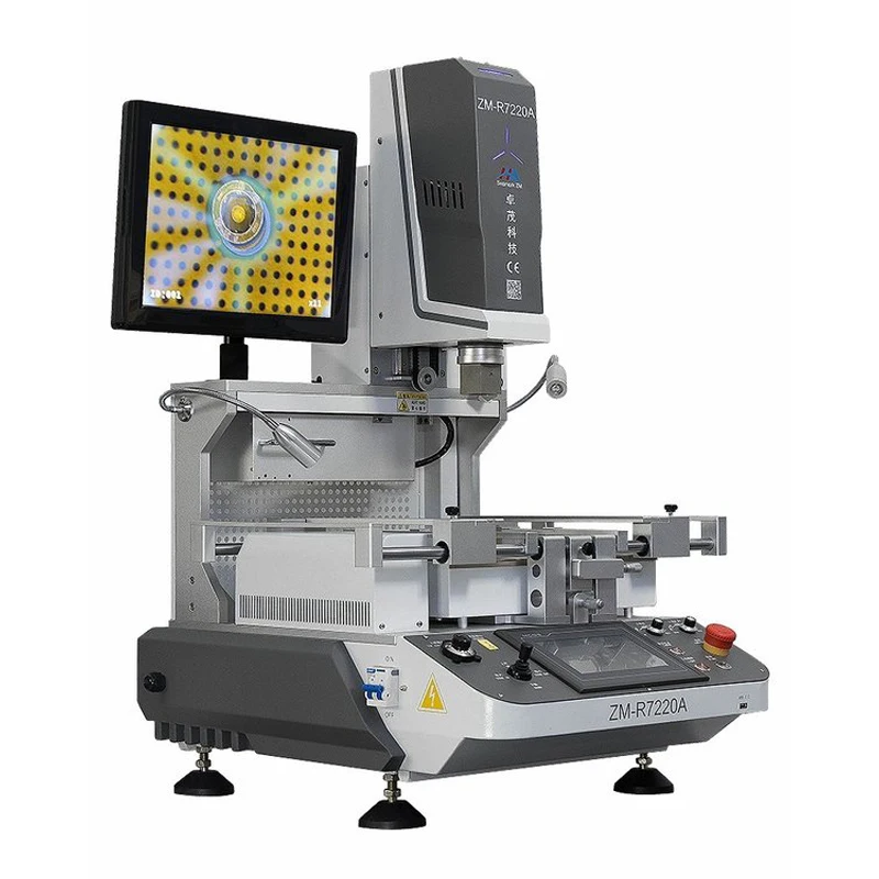 NEW Upgraded Version ZM-R7220A 220V BGA Rework Station with Optical Alignment System for PCB Board BGA Chips Repair Machine