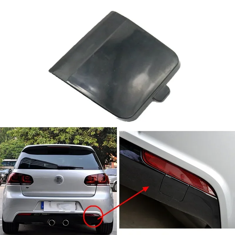 5K6807441F Rear Bumper Tow Hook Eye Cover Cap For VW Golf R20 MK6 6 2009 2010 2011 2012 2013