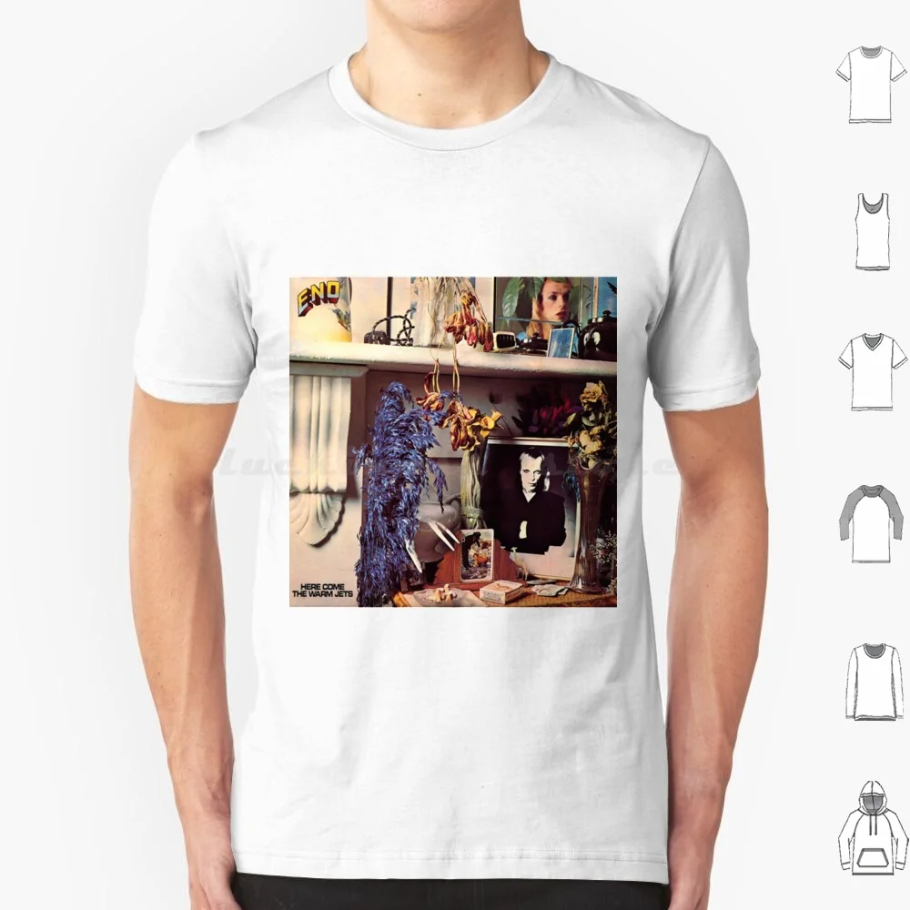 Camiseta de Brian Eno, talla grande, 100% algodón, música, glam, banda, pop, años 80, Brian Eno, años 70, Eno, Bowie, Bryan Ferry, álbum, años 1970, músico