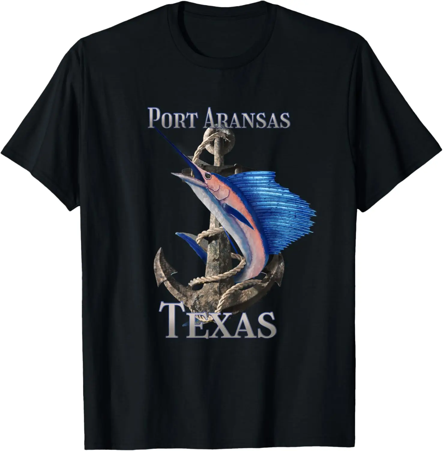 camiseta-de-pesca-do-marlin-do-peixe-espadachim-do-porto-aransas-texas