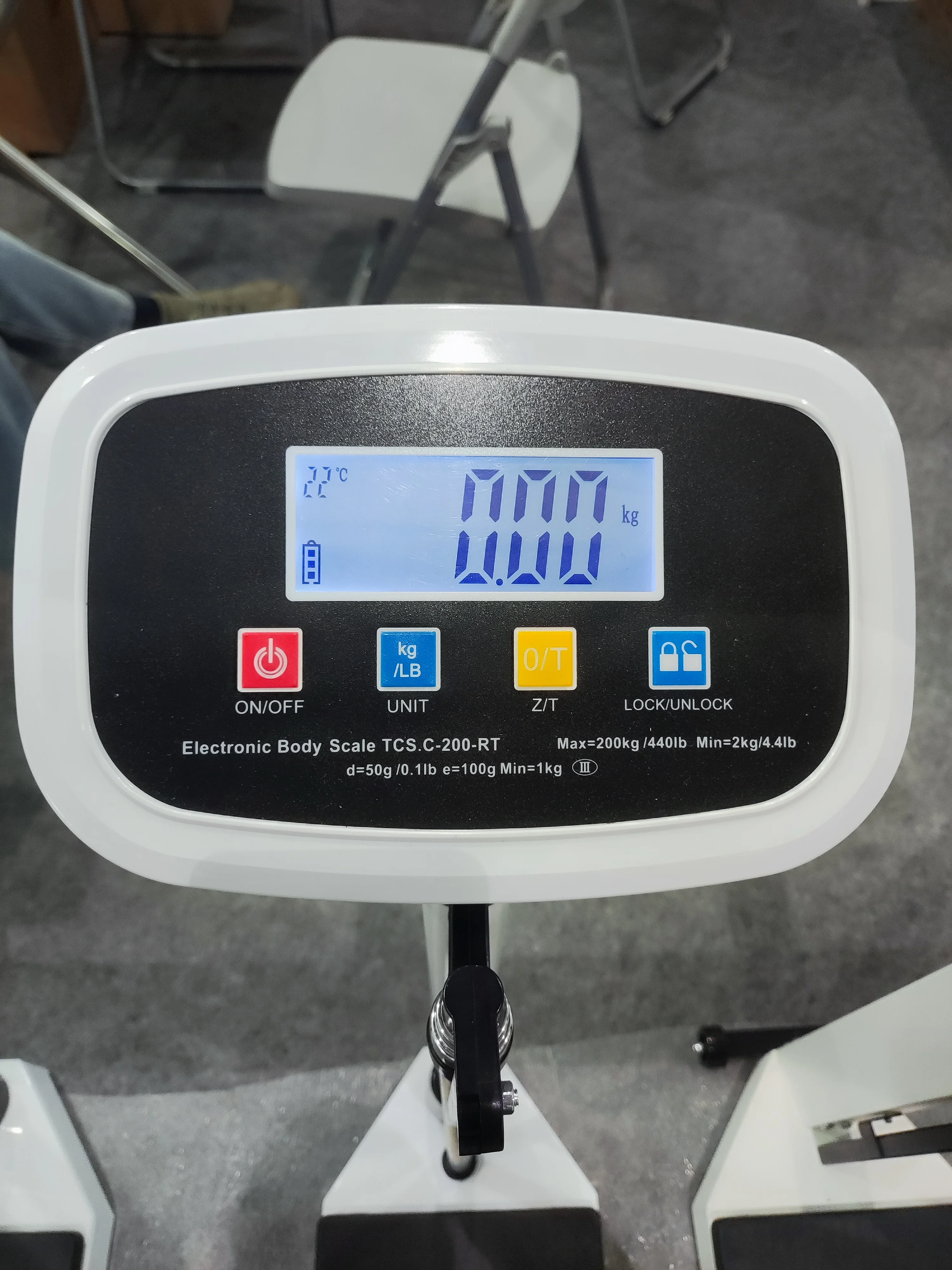 Electronic LCD Display Medical/Personal Weighing Scales with 200kg Capacity ISO 9001 Certified OEM Customization Support