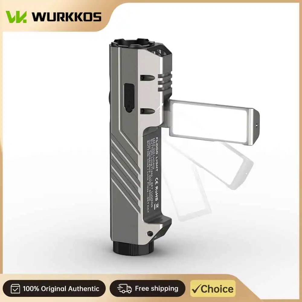 Wurkkos HD05 3100Lumen LED Multi-Purpose Flashlight: Hunting and Hiking Spotlight, Magnetic and Rechargeable – 2026 New Model
