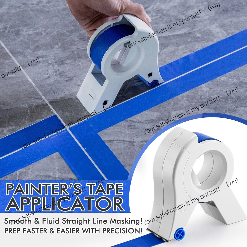 

New Painter Masking Tape Applicator Dispenser Machine Adhesive Tape with Tape Cutting Tool for Repair and Beautify Crack in Tile