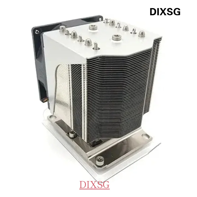 Sever CPU Cooler for LGA 3647 Narrow Type 4U Radiator 6 Heat Pipes 280W Heat Sink Side Blow Cooling Fan LGA3647-4U-R96