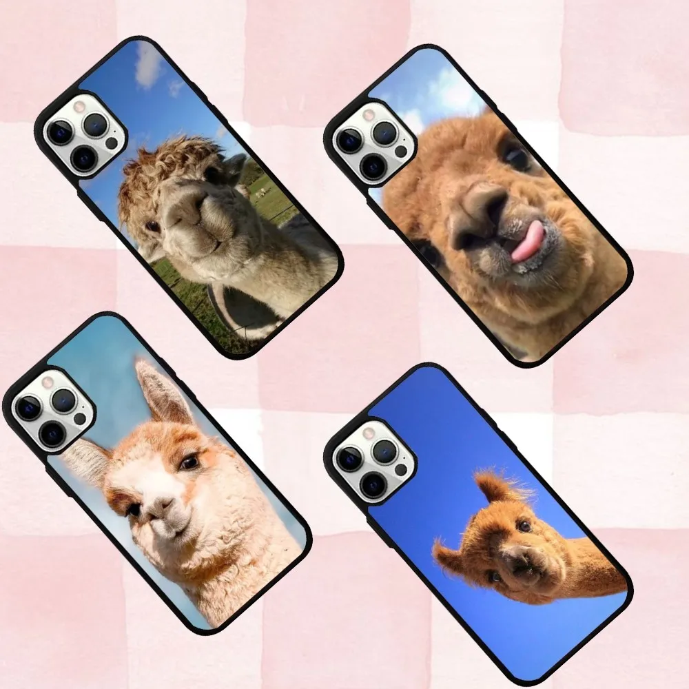 

Cute Alpaca Phone Case For IPhone 16,se4,15,Pro,Max,Case 14,Plus,13,12,11 Magesafe Magnetic Wireless Charge Cover