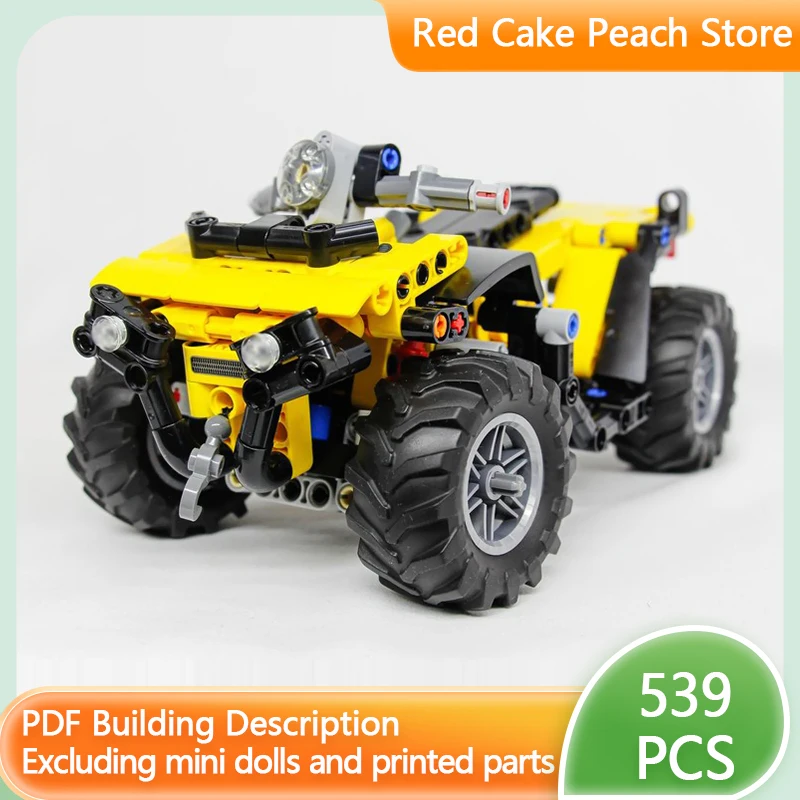 

City Car Model MOC Building Bricks Classic B model-Quad Bike Modular Technology Children Holiday Gifts Assemble Toys Suit