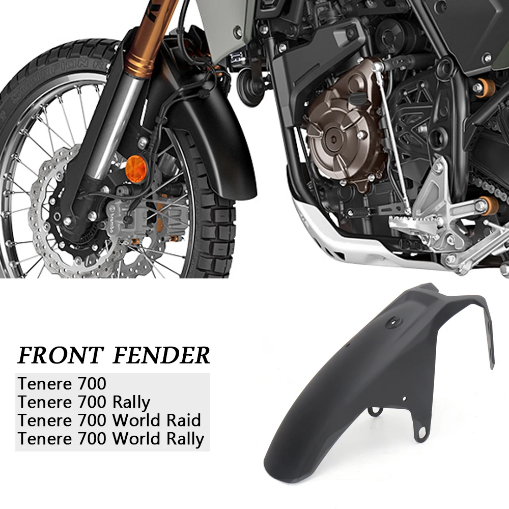 

For Yamaha Tenere700 T7 Tenere 700 World Rally New Motocross Accessories High Front Fender Mudguard TENERE 700 World Raid