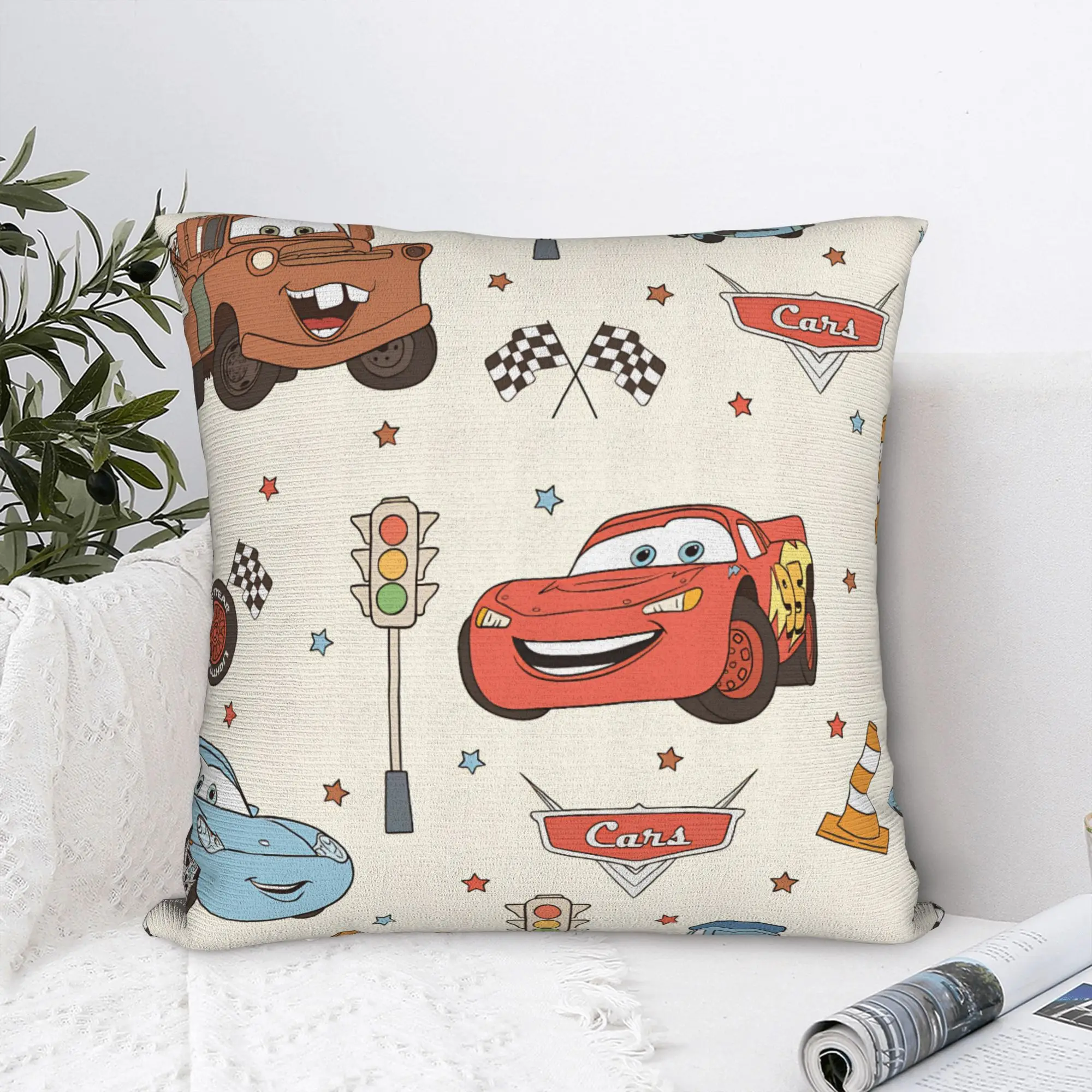 

Наволочка для автомобилей L-Lightning M-McQueens с узором Kawaii, наволочка для дивана, кровати, наволочки для гостиной