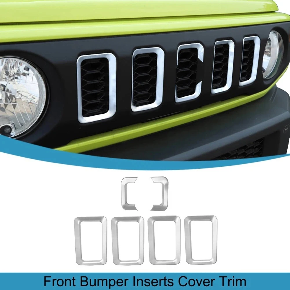 

Front Grille Inserts Cover Trim for Suzuki For Jimny JB64 JB74 2019 2024 Car Front Bumper Replacement Accessory Parts