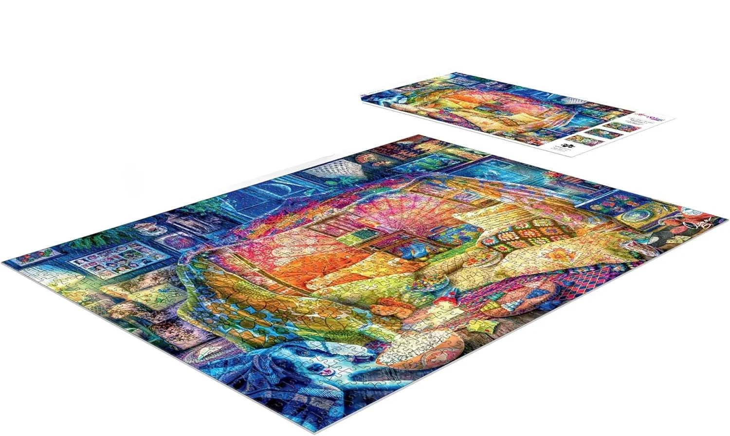120/300/500/520/1000/1314 Pcs Blanket Fort Wooden Jigsaw Puzzle for Gameroom Bedroom Livingroom Decor Birthday Holiday Gift