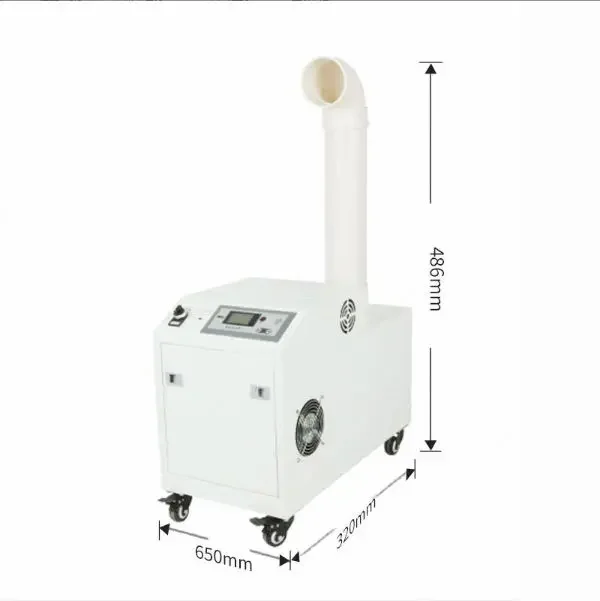 aIndustrial Greenhouse Electric Ultrasonic Air Humidification Misting Fogging System Digital Display Automatic Humidity Control