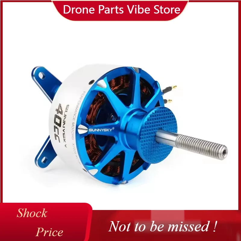 

Бесколлекторный двигатель DPThree Generations Sunnysky x7025 160кВ/190кВ для 40-кубовых или 3D-моделей самолетов с фиксированным крылом, лучший для круизного полета