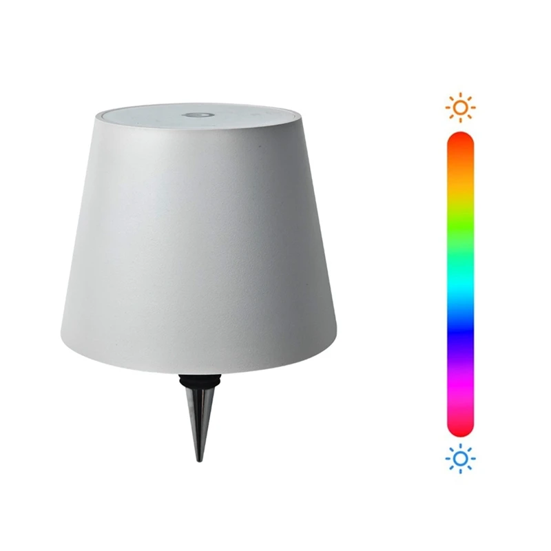 

Беспроводная настольная лампа RGB и 3 цветов для внутреннего/наружного освещения ресторанов и баров