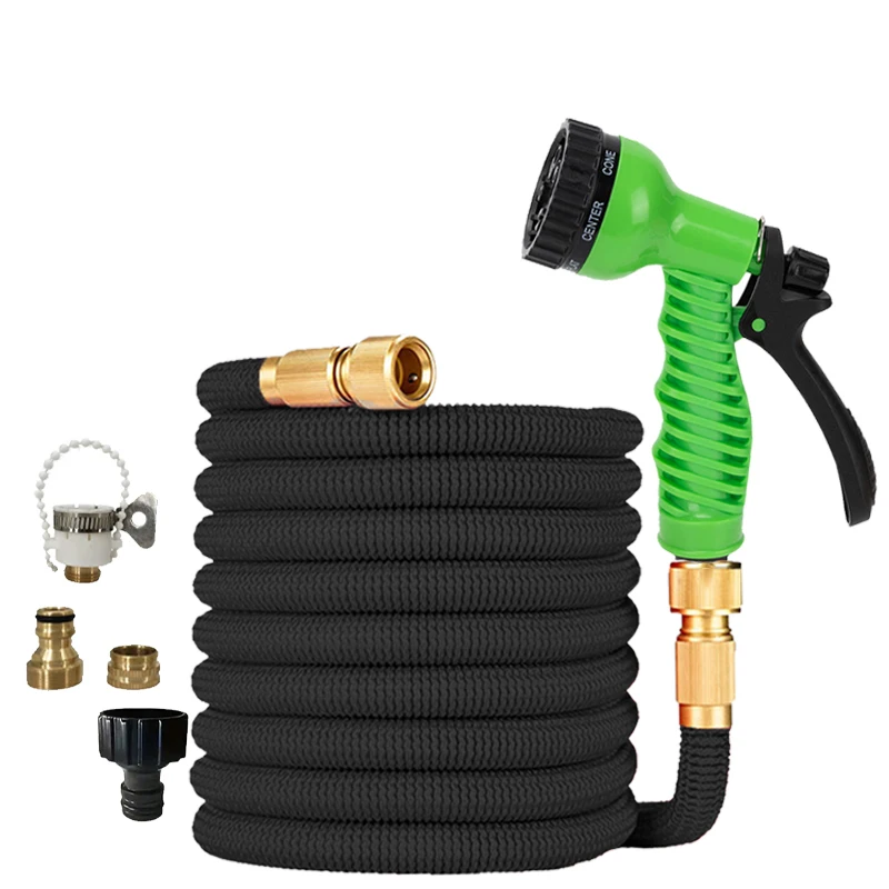 Retractable Garden Hose 25FT-150FT High Pressure 7 Functions Nozzle Magic Watering Hose for Car Washing And Cleaning