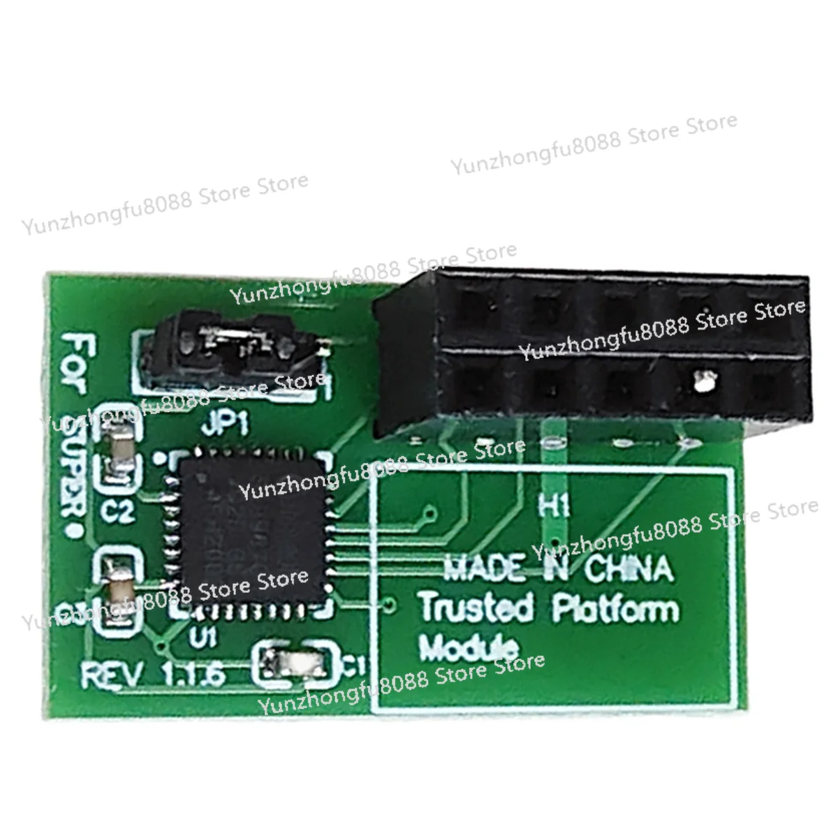 A51I 1 قطعة 10 Pin SPI TPM 2.0 منصة موثوقة لـ AOM-TPM-9670H