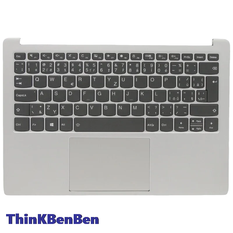 CZ Czech Silver Keyboard Upper Case Palmrest Shell Cover For Lenovo Ideapad S540 13 13IML 13API 13ARE 13ITL 5CB0W43716