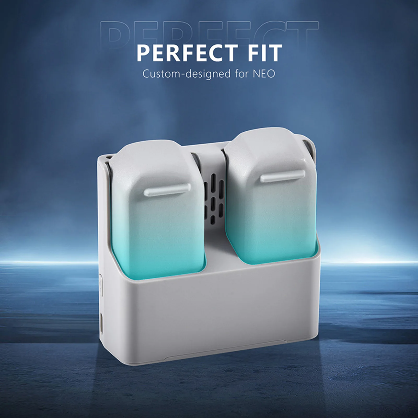 Cargador Dual portátil para DJI Neo, administrador de carga de batería, compartimento de carga de batería NEO antidescarga, accesorios para Dron