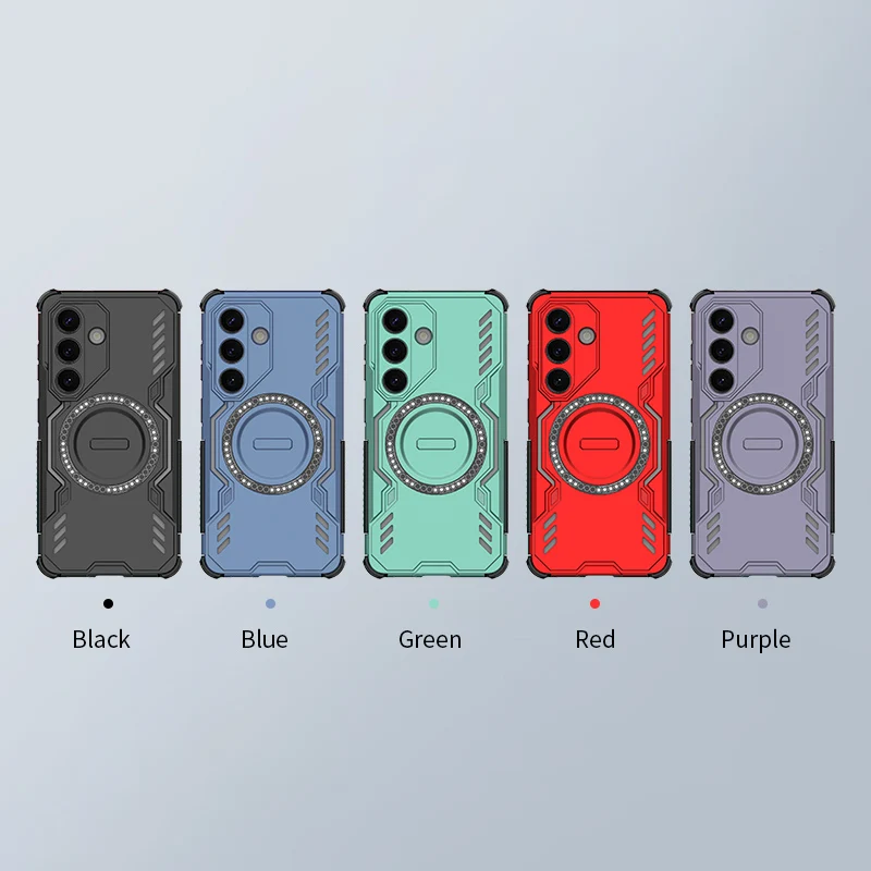 For Samsung Galaxy S26 Case Samsung Galaxy S26 5G Cover Heat Dissipation Magnetic Case Matte PC TPU Shockproof Protective Cove