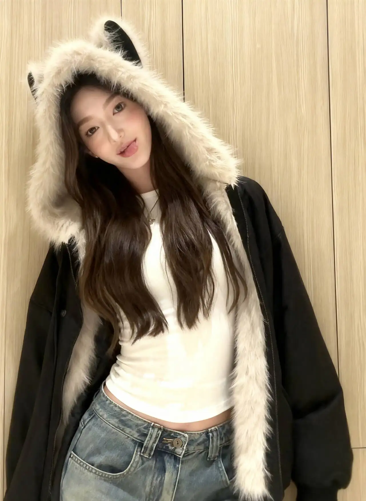 

Женские парки унисекс, осенние вельветовые парки в рубчик, без пуговиц, с наклонным круглым вырезом, в консервативном стиле, для колледжа, для молодежи, для отдыха, эластичные, для поездок на работу