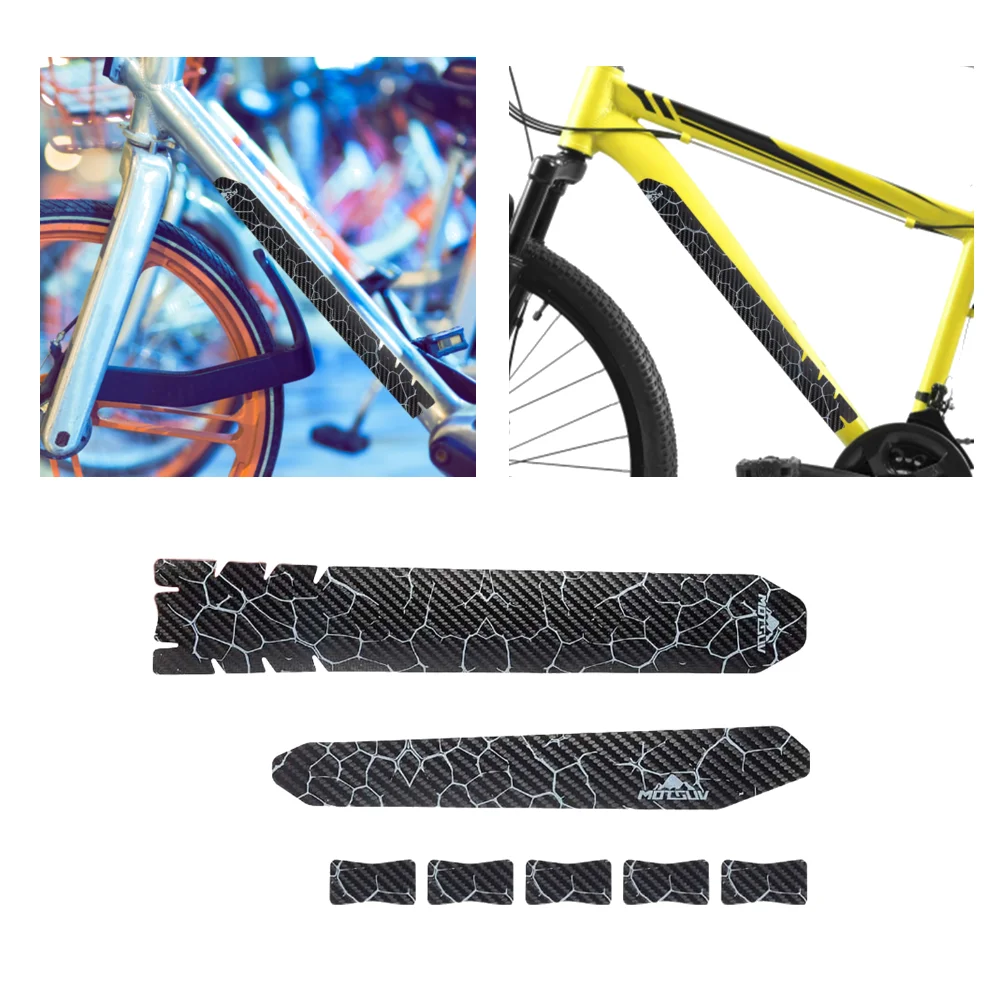 Bike Chain Guard STICKER Anti Scratch Protector MTB Road Bicycle Anti-Slip Sticker Protection Frame Guard Protection Frame Cover