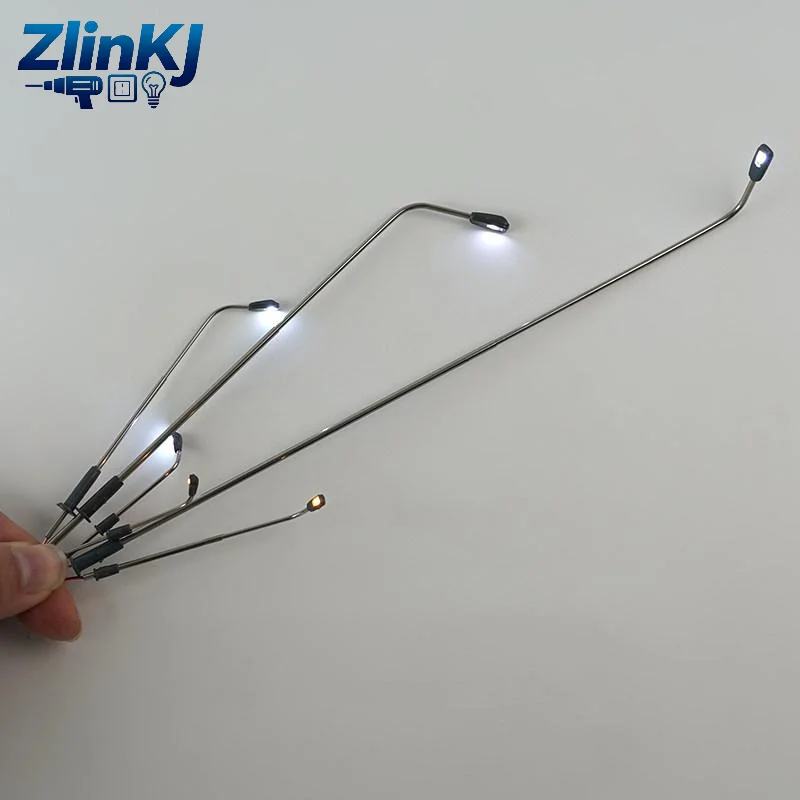 1 Pack Warm White LED Model Railway Single Head Street Light 3V Supply for Micro Scene Sand Table Decoration