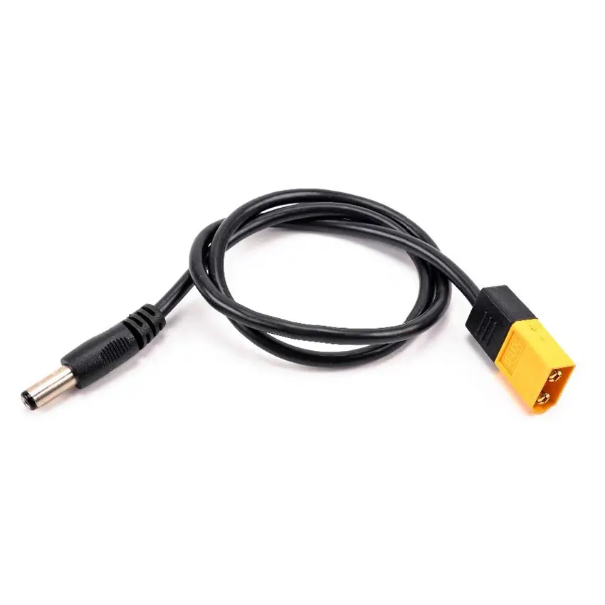 

Male XT60 Connector To DC5525 5521 Power Cable 5.5*2.5mm 5.5*2.1 Adaptor For TS100 Soldering Iron Conversion Cable