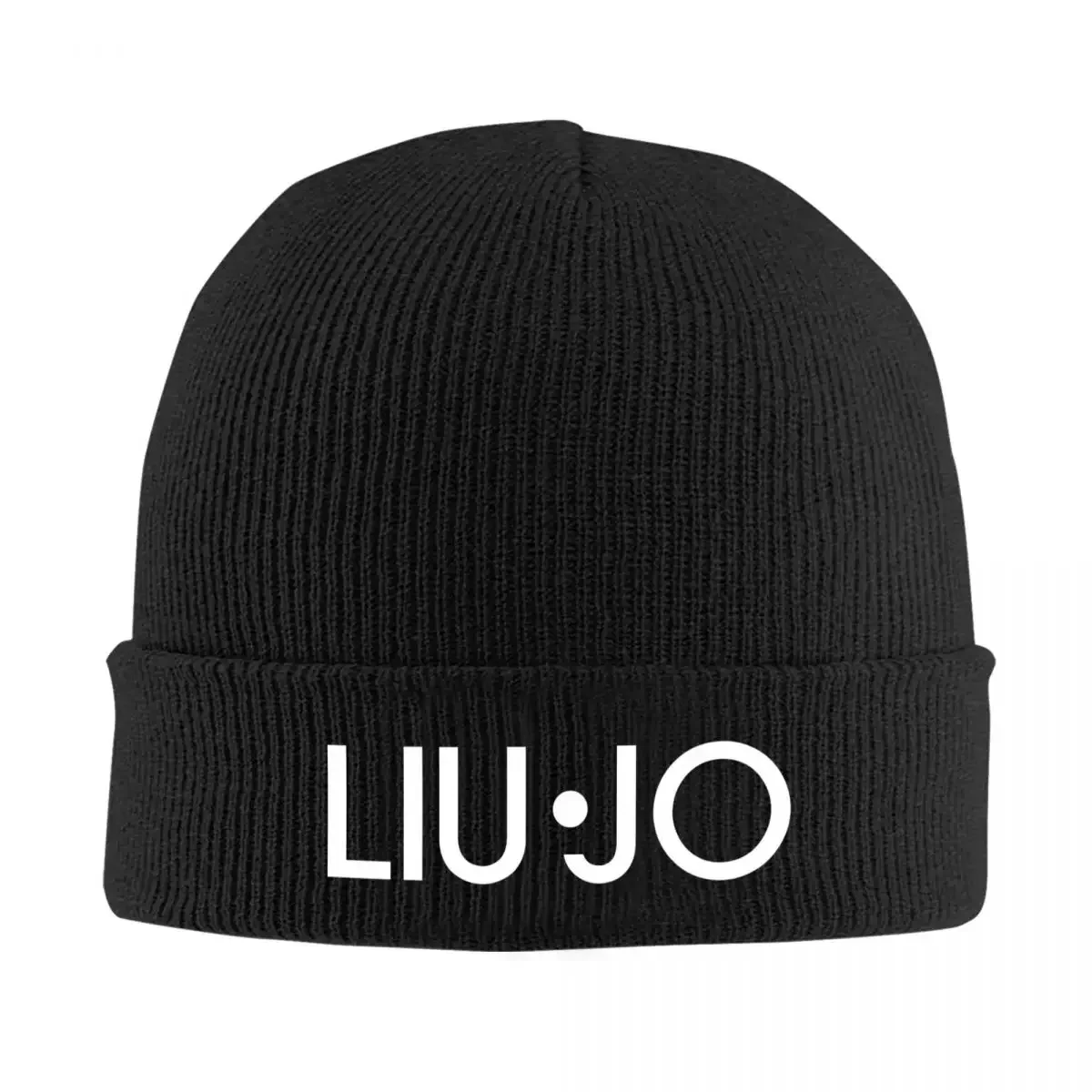 Liu Jo Logo Knitted Hat for Women Men Beanie Winter Hats Crochet Cap