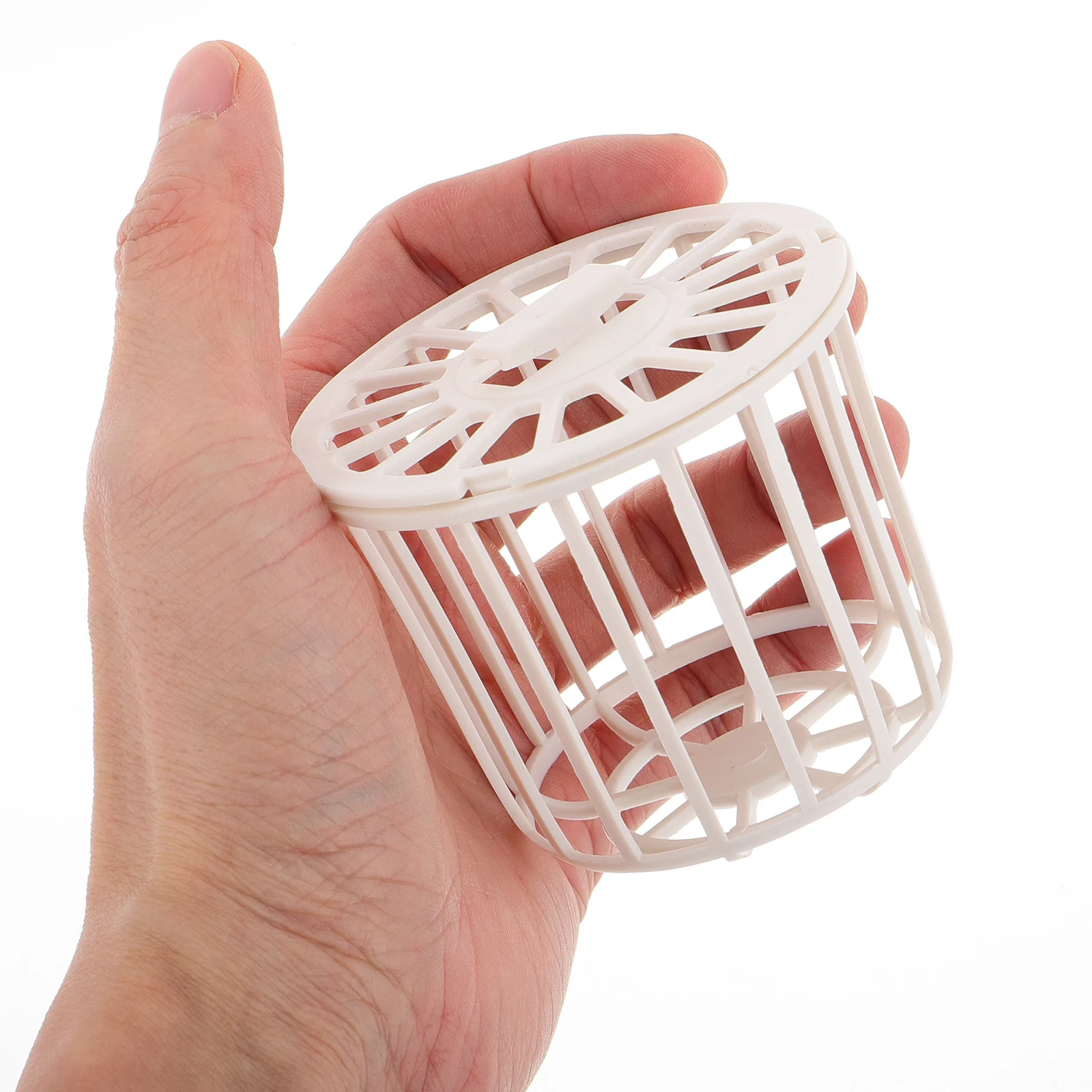 

4pcs Bird Nesting Basket Plastic Hatching Cave Breeding Box for Small Birds Cage Accessories Storage Container Nest Pan