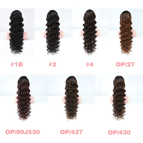 Imagen 2 del producto Extensión de cola de caballo con cordón sintético de 24 pulgadas para mujer, extensiones de cabello con cola de caballo esponjosa y rizada Afro larga para uso diario