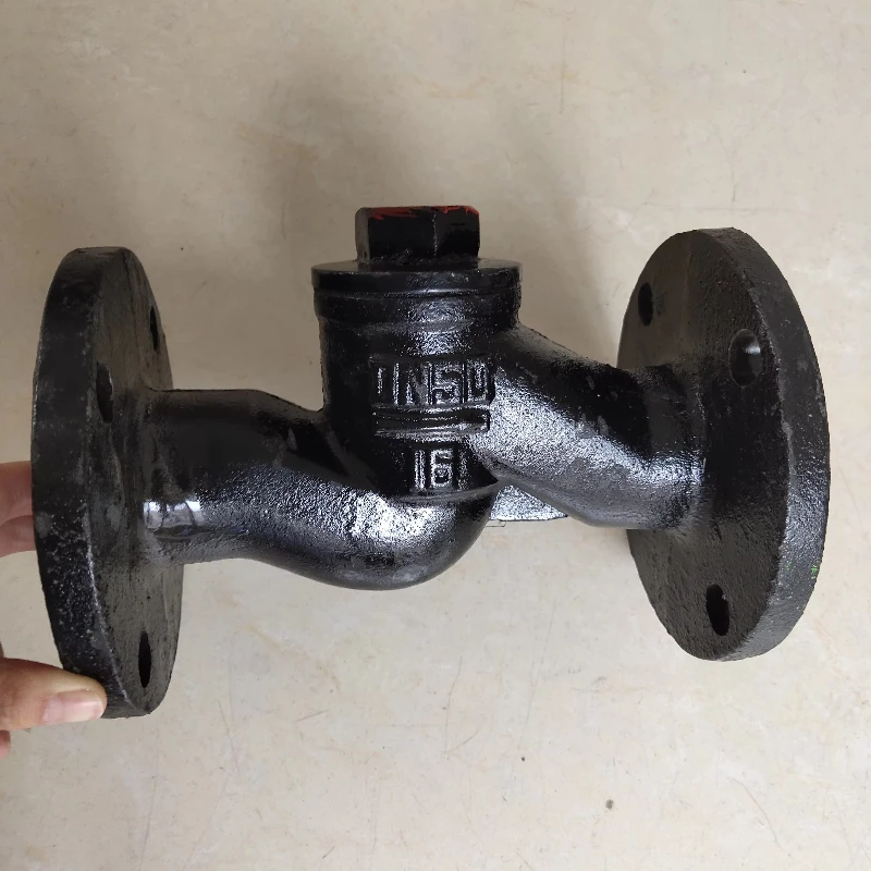 DN125 manual power ductile iron lift check valve H41T-16Q drain backflow preventer