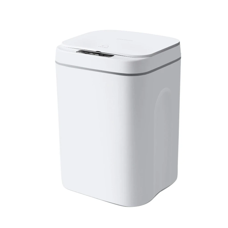 

New Smart Touchless Motion Sensor Trash Can 3.7 Gallons Bathroom Trash Can With Lid Automatic Trash Can For Kitchen