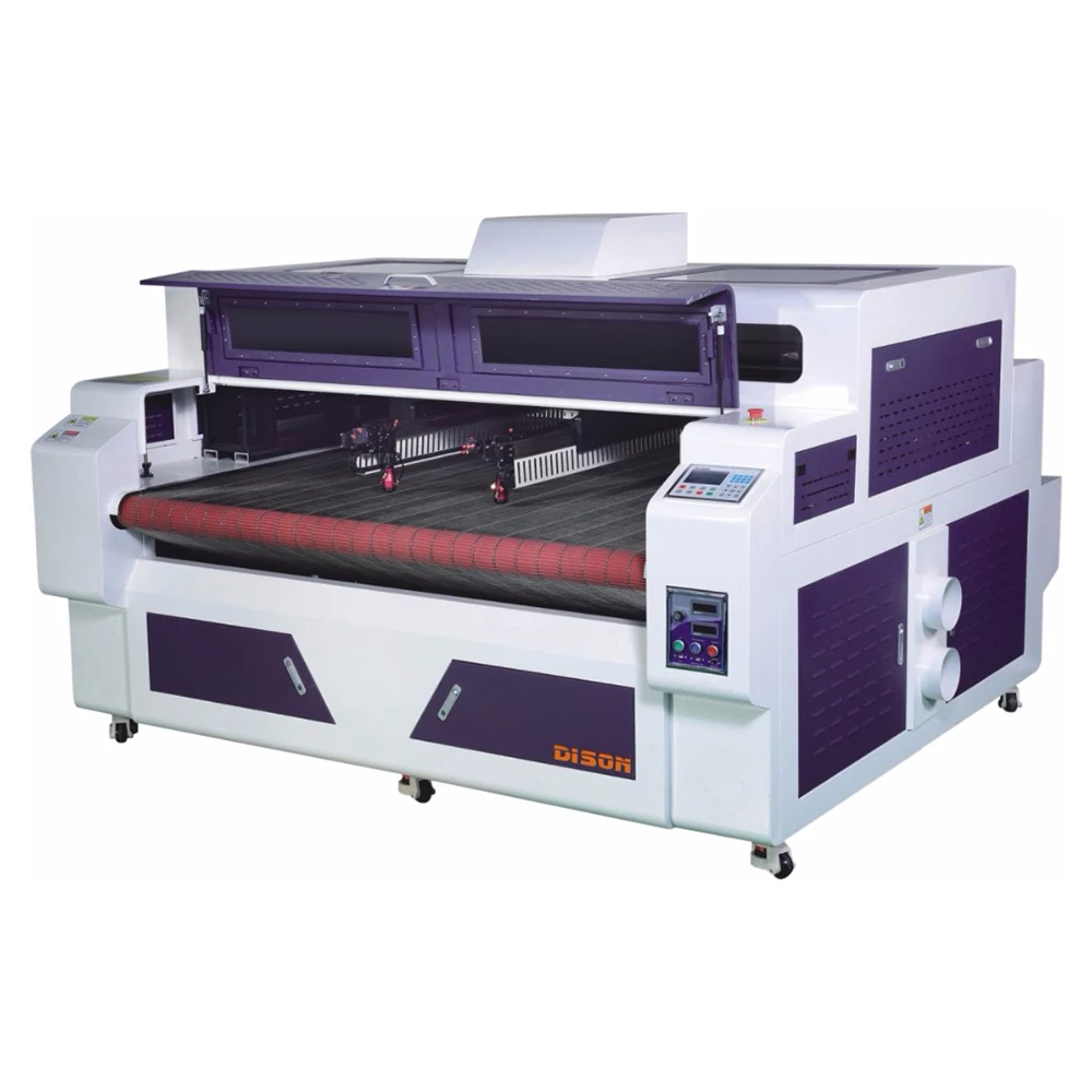 DS-HP1610D-AF Digital Doubal Heads Mixed TY pesetting&Mixed cutting Laser Cutting Machine