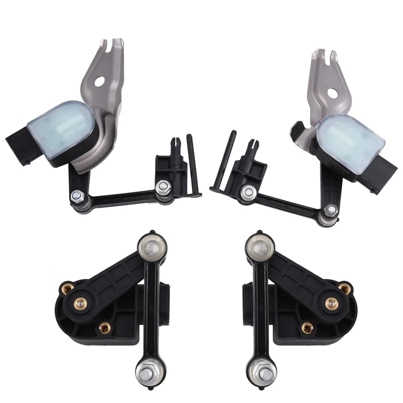 높이 레벨 센서 4Pcs 세트 전면 후면 RH/LH For Porsche Cayenne 2003-2010 95534107621 95534107521 95533107721