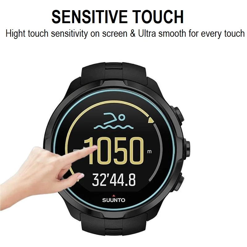 5PCS Smart Watch Screen Protector for SUUNTO SPARTAN SPORT WRIST HR Tempered Glass Anti-Scratch Protective Film