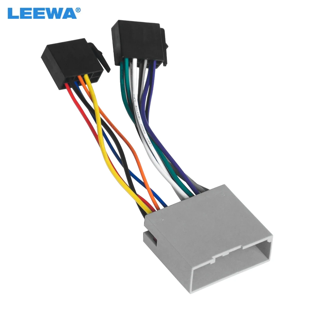 LEEWA ISO Radio Harness Adaptor For Ford Fiesta (Triple-Bar) Fusion & Land Rover Freelander