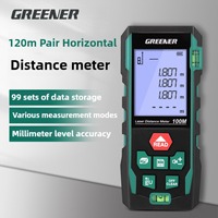 120M Laser Rangefinders Tape Measure Laser Distance Meter High Accuracy Roulette Multiple Measurement Functions Electronic Ruler