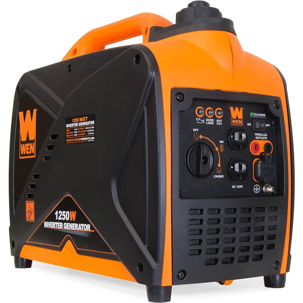 

56125i Super Quiet 1250-Watt Portable Inverter Generator, CARB Compliant Fuelless Generator Alternator 220v 5kw Gasoline