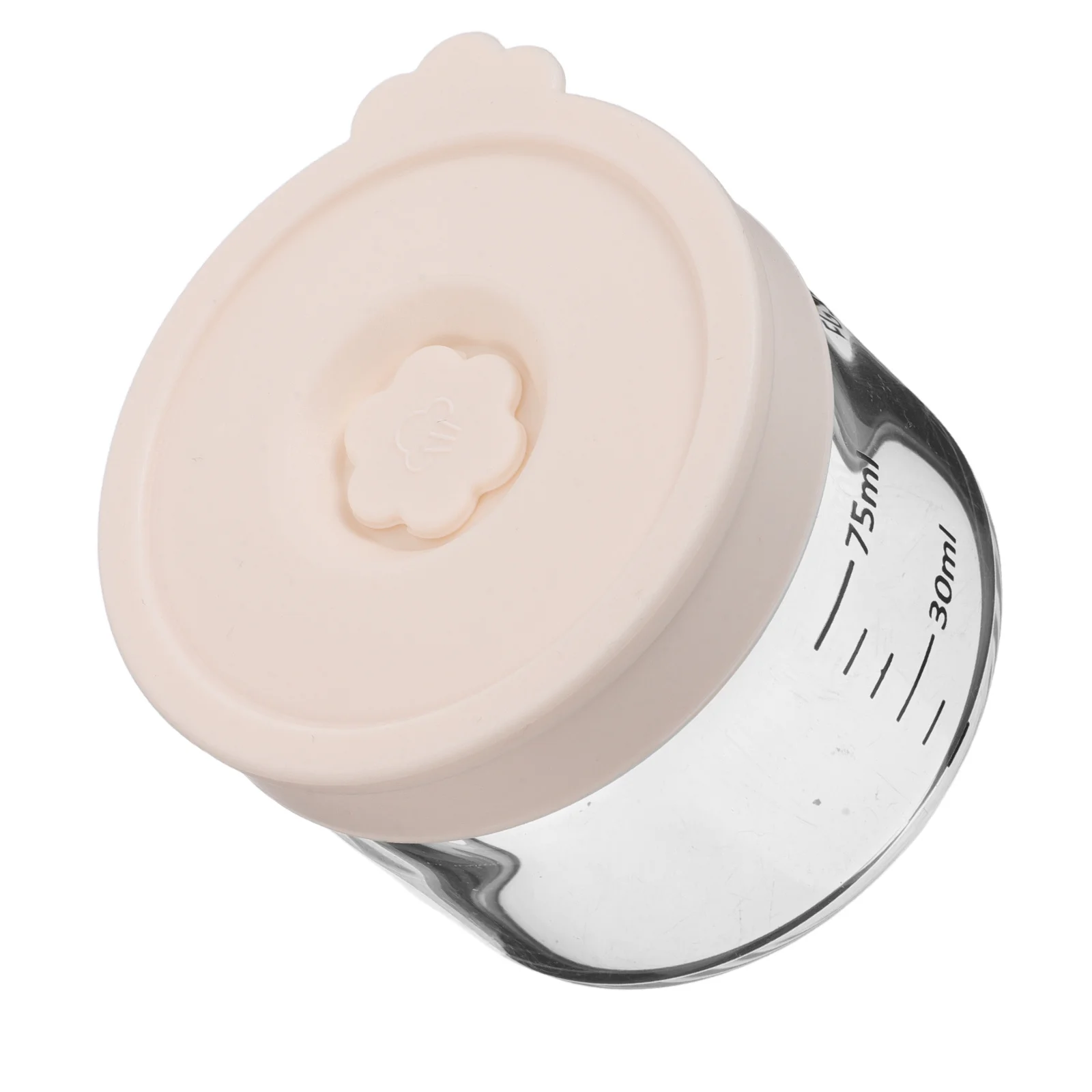 

100Ml Small Glass Storage Jar Clear Sealed Container with Silicone Seal Lid Microwave Safe Bpa Free Jar for Food Liquid Storage