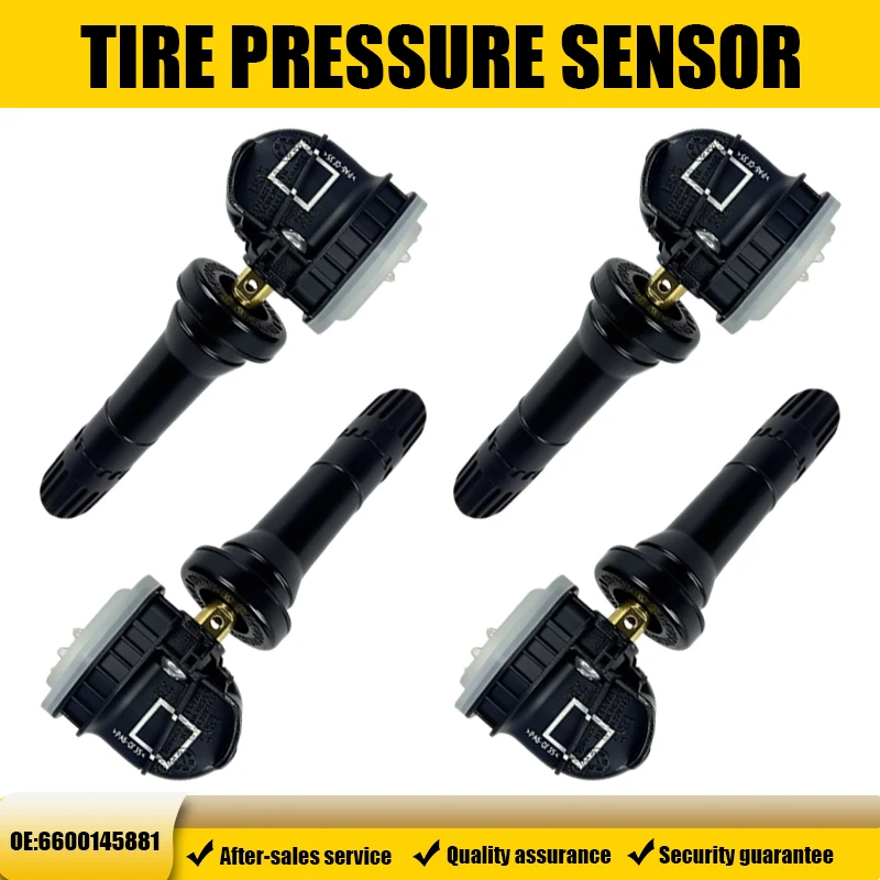 1/4PCS 6600145881 433MHz Reifendrucküberwachungssensor TPMS für Geely GE11 A1 C E G6 M6 Tegella Kompatibel mit 6600145881