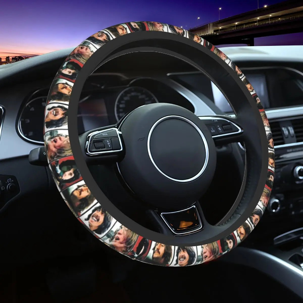 

The Beatle Memebers Art чехол рулевого колеса автомобиля Soft Rock Roll Band Auto Steering Wheel Protector Auto Decor Car Accessories