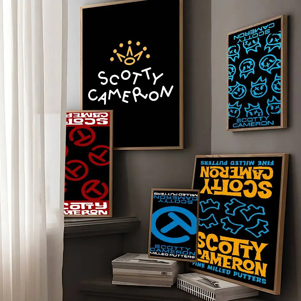 Brand S-Scotty C-Cameron Logo Fashion Anime Posters Sticky HD Quality Wall Art Retro Posters for Home Kawaii Room Decor