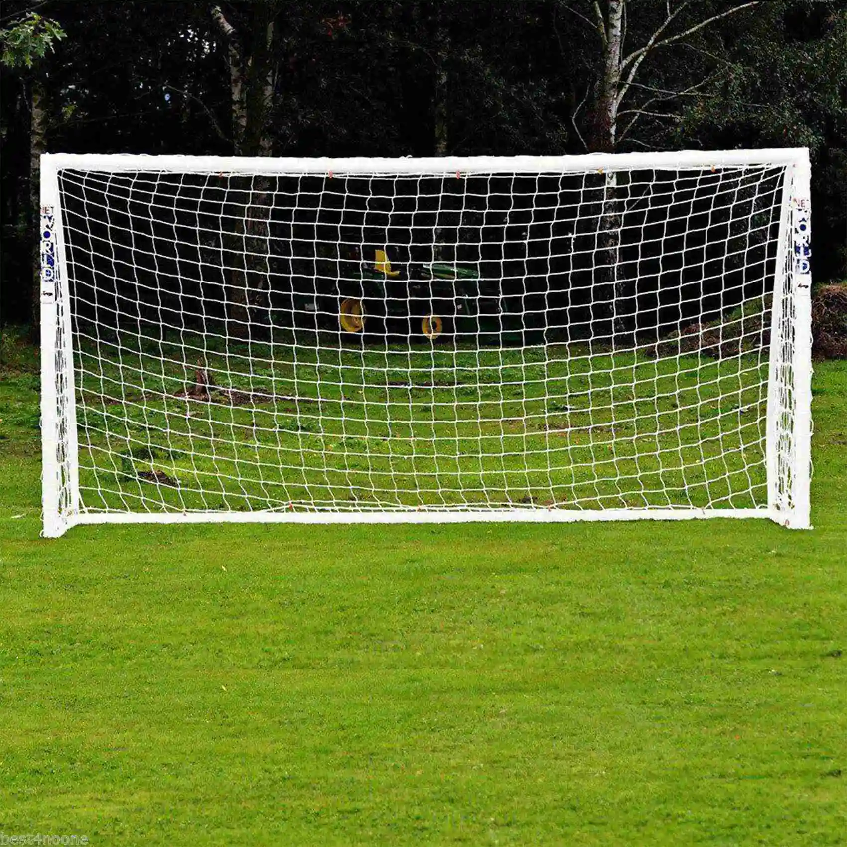 2X 24X8FT Full Size Soccer Goal Net Sports Football Post Netting Training Backyard
