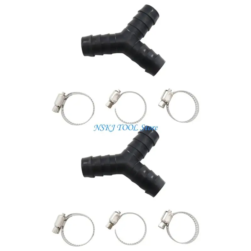 L8RC Long Lasting Y Type Water Discharge Hose set for Multiple Household Appliances