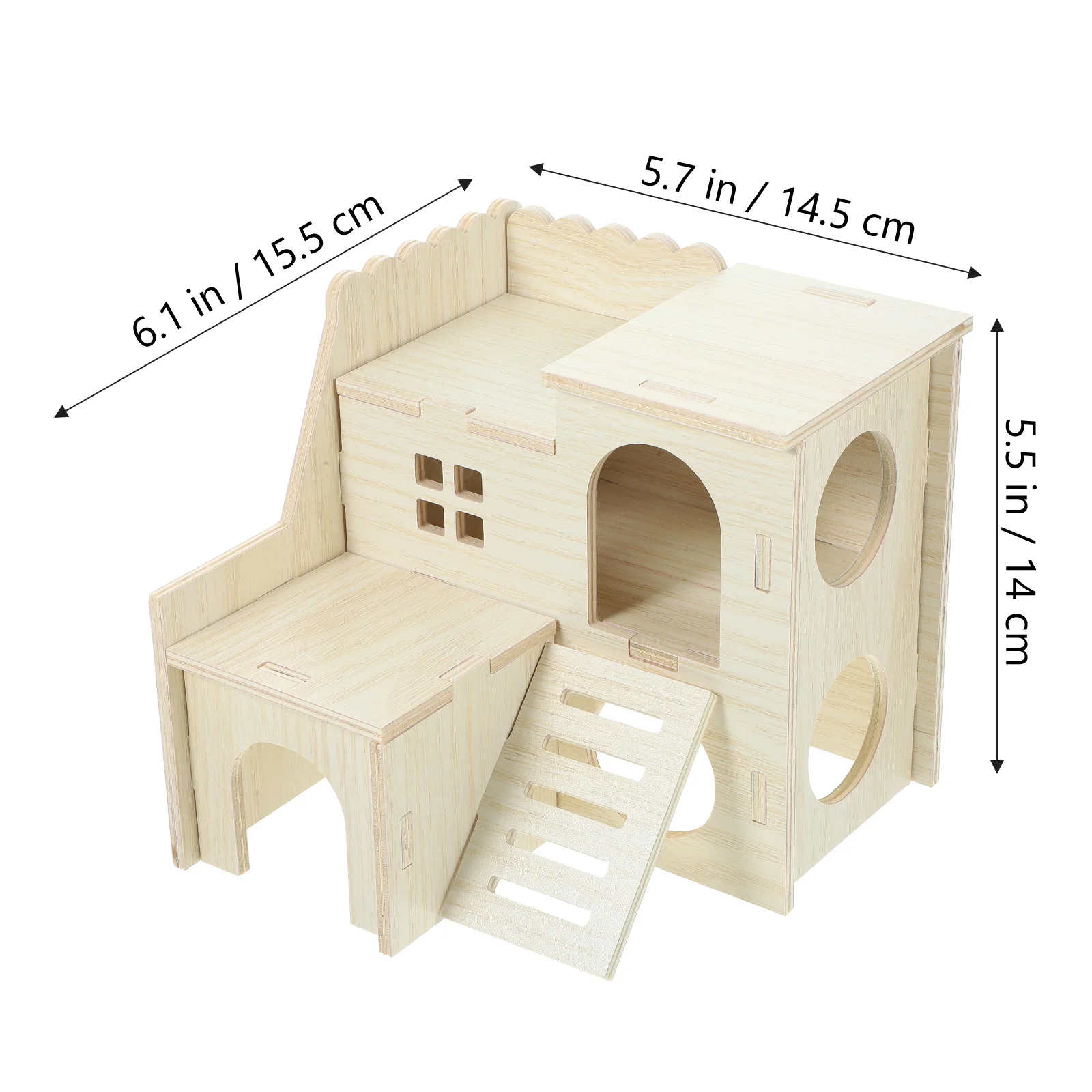 Hamster Platform Adorable House The Wooden Rat Hideout Houses and Hideouts Guinea Pig