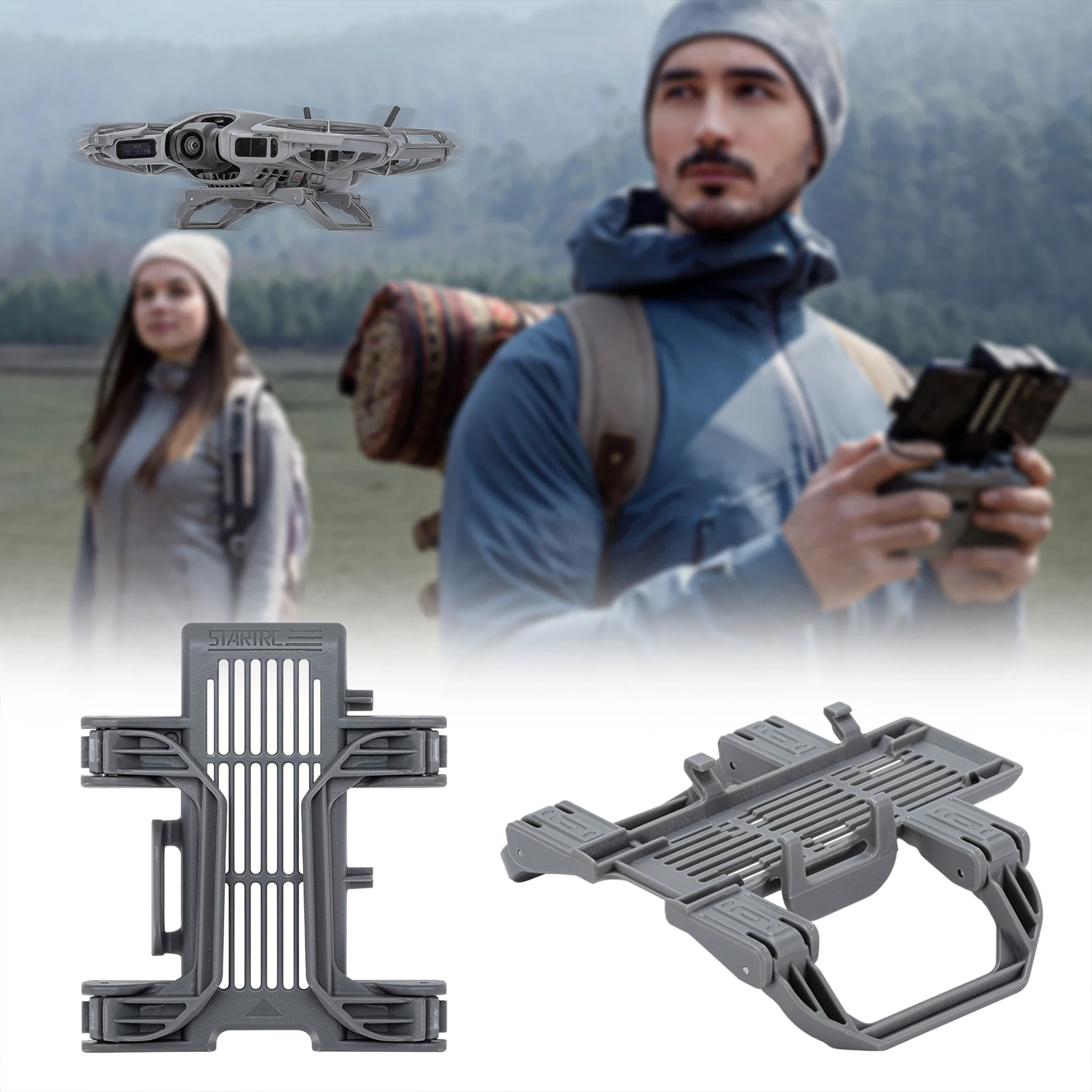 for DJI NEO 2 Drone Extensions Foldable Landing Gear Extended Bracket Mount Extended Legs Support Protector Sled Style